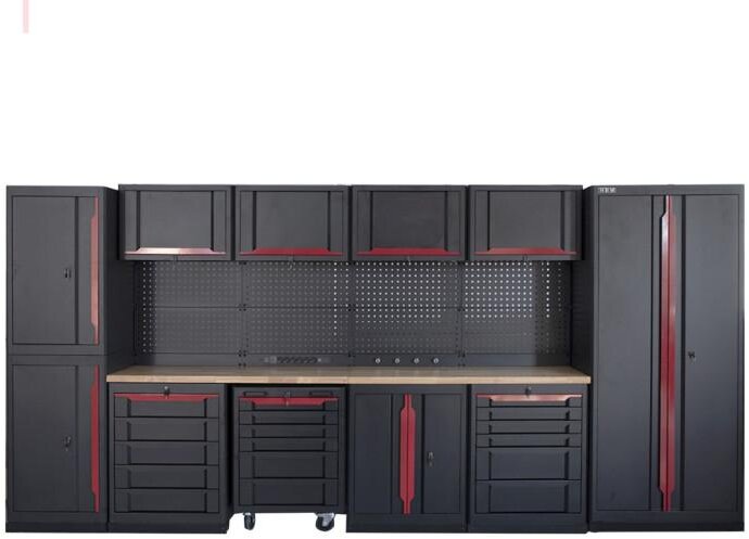 HBM expert modulært verkstedsystem, 17 jakaja, lajittele punainen