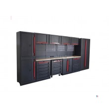 HBM expert modulært verkstedsystem, 17 jakaja, lajittele punainen