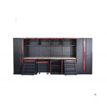 HBM expert modulært verkstedsystem, 17 jakaja, lajittele punainen