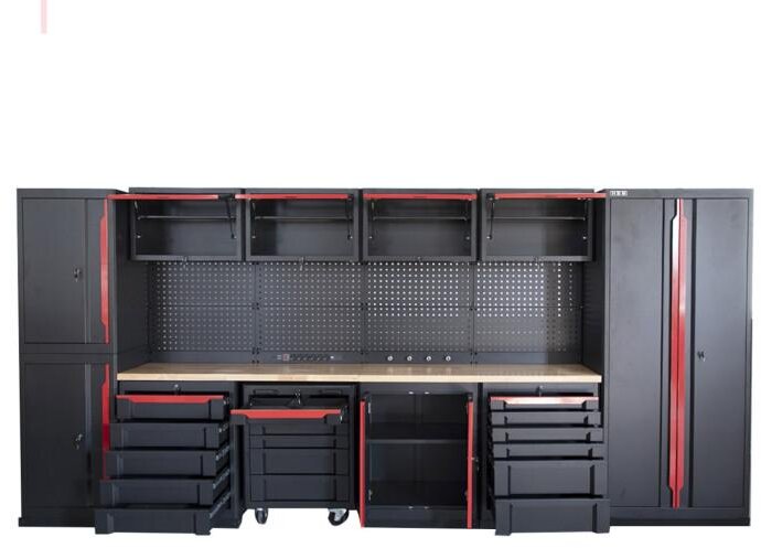 HBM expert modulært verkstedsystem, 17 jakaja, lajittele punainen