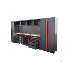 HBM expert modulært verkstedsystem, 17 jakaja, lajittele punainen