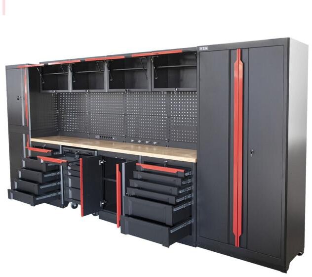 HBM expert modulært verkstedsystem, 17 jakaja, lajittele punainen