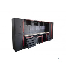 HBM expert modulært verkstedsystem, 17 jakaja, lajittele punainen