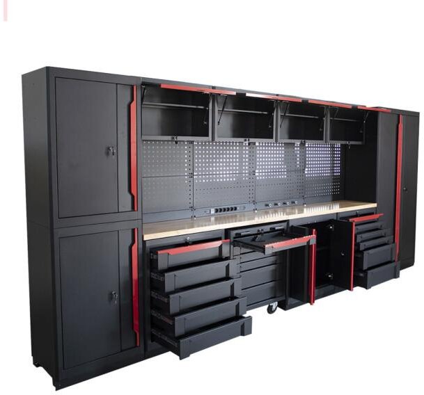 HBM expert modulært verkstedsystem, 17 jakaja, lajittele punainen