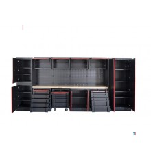 HBM expert modulært verkstedsystem, 17 jakaja, lajittele punainen