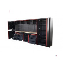 HBM expert modulært verkstedsystem, 17 jakaja, lajittele punainen