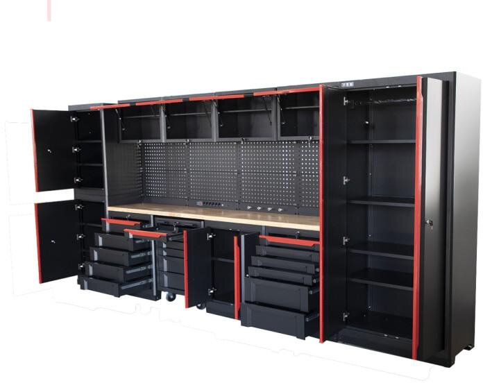 HBM expert modulært verkstedsystem, 17 jakaja, lajittele punainen