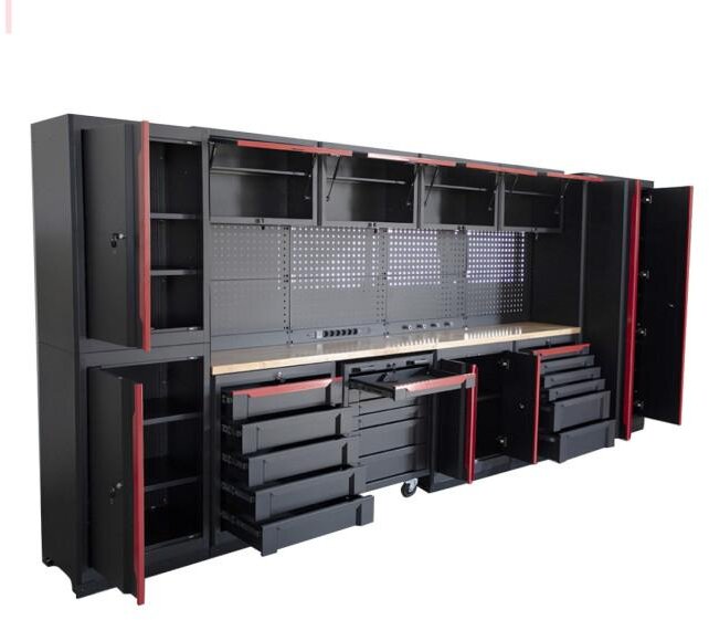 HBM expert modulært verkstedsystem, 17 jakaja, lajittele punainen