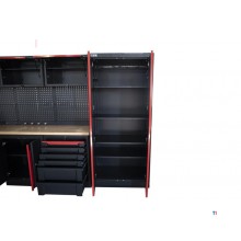 HBM expert modulært verkstedsystem, 17 jakaja, lajittele punainen