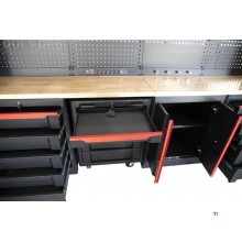 HBM expert modulært verkstedsystem, 17 jakaja, lajittele punainen