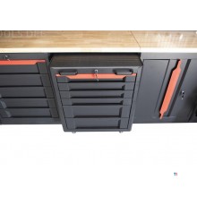 HBM expert modulært verkstedsystem, 17 jakaja, lajittele punainen