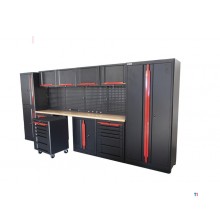 HBM expert modulært verkstedsystem, 17 jakaja, lajittele punainen