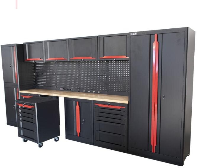 HBM expert modulært verkstedsystem, 17 jakaja, lajittele punainen