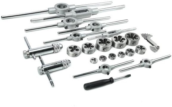 HBM 56-teiliger Gewindebohrer- und Matrizensatz M3 – M20 3