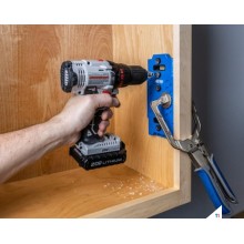 Kreg Boreskabelon til hylder/hyldestøtter