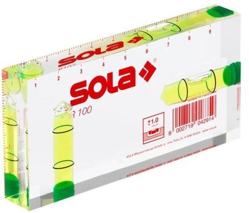 Sola Architects vaterpas 100x50x15 mm R 100