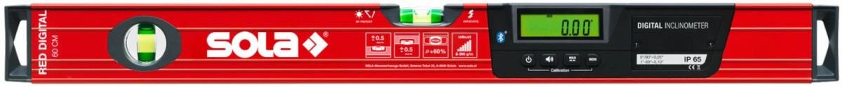 Sola Elektronisk magnetisk vaterpas REDM 60 Sola Elektronisk magnetisk vaterpas REDM 60