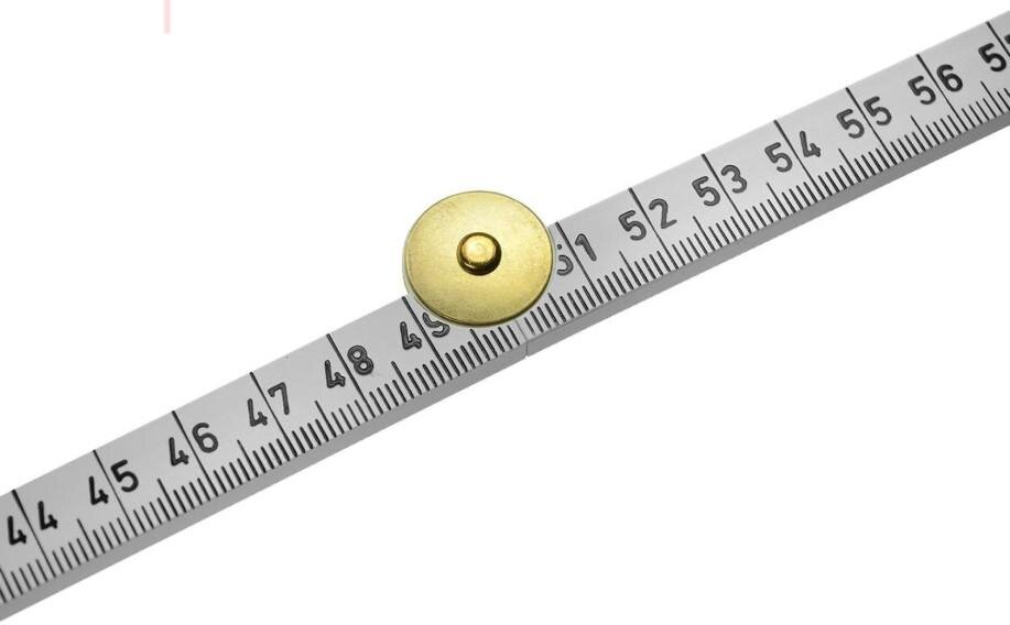 Sola Kunststoff-Gliedermaßstab 4-teilig 1 m weiß