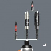 Wera 1/4 Zoll Magnet-Bithalter Impaktor 897/4 IMP