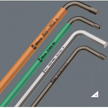 Wera Torx retvinklet sæt T10-T40 med holdefunktion Wera Torx retvinklet sæt T10-T40 med holdefunktion