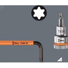 Wera Torx retvinklet sæt T10-T40 med holdefunktion Wera Torx retvinklet sæt T10-T40 med holdefunktion