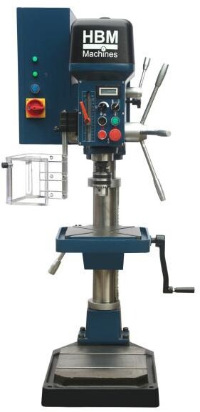 HBM industriel variabel søjleboremaskine 25 mm, 230 Volt