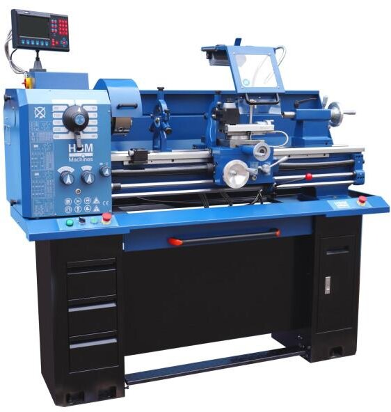 HBM professional metal lathe complete 330x1000 with LCD digital readout system 400V HBM professional metal lathe complete 330x1000 with LCD digital readout system 400V