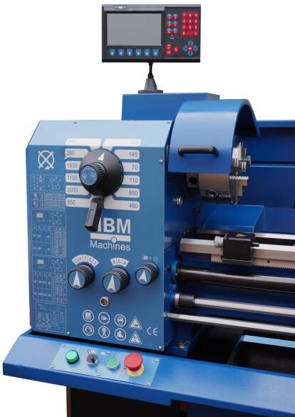 HBM professional metal lathe complete 330x1000 with LCD digital readout system 400V HBM professional metal lathe complete 330x1000 with LCD digital readout system 400V