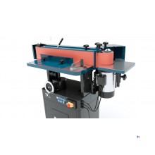 HBM oscillerende bandschuurmachine 150 x 2260 mm 230 V, tafel, kantelbaar, onderstel, 2,2 kW, hout