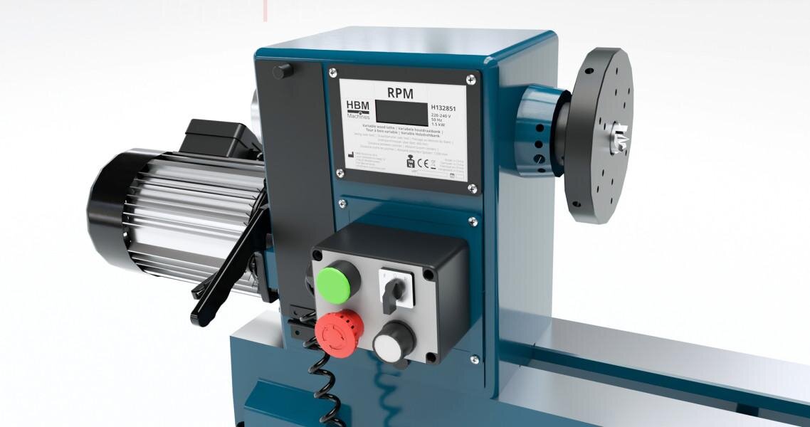 HBM variable Holzdrehmaschine 1200 x 460 mm HBM variable Holzdrehmaschine 1200 x 460 mm