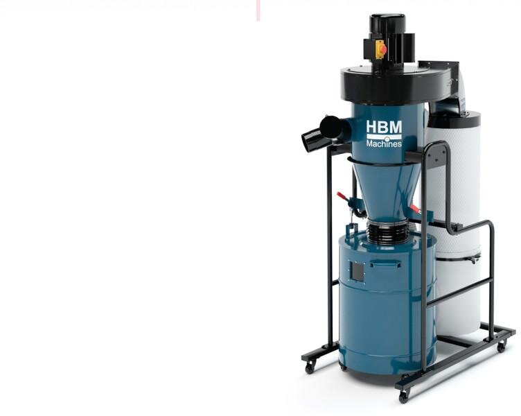 HBM mobilt støvavsugssystem 2200 Watt 230 Volt