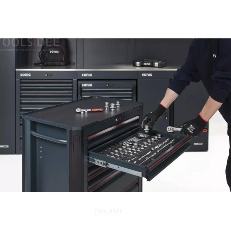 Sonic Next S7 filled tool trolley 140-piece Sonic Next S7 filled tool trolley 140-piece