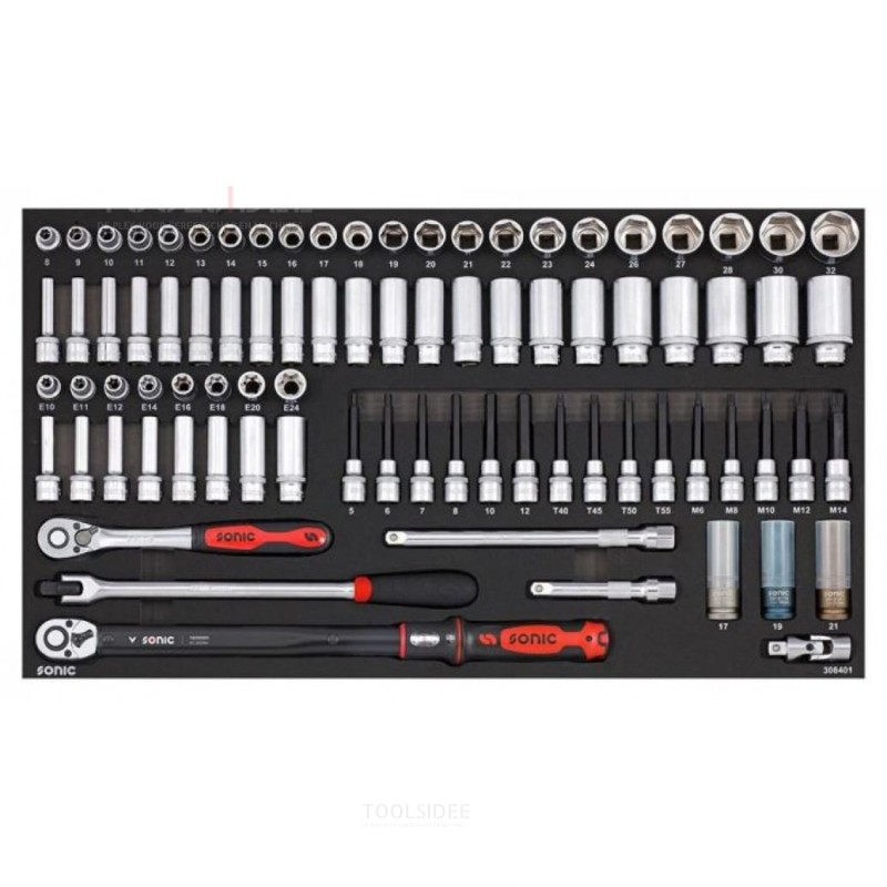 Sonic Next S12 filled tool trolley 485 pieces