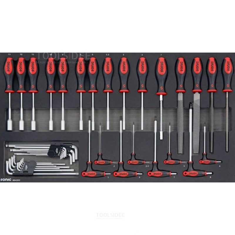 Sonic Next S12 filled tool trolley 485 pieces