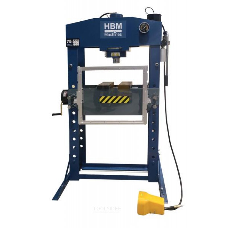 HBM:n myyntipuristin 75 tonnia