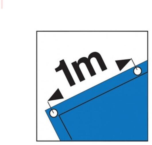Dæk PE presenning Economy 2 x 3 m, olivengrøn
