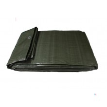 Abdeckplane PE Abdecktuch Economy 4 x 6 m, olivgrün