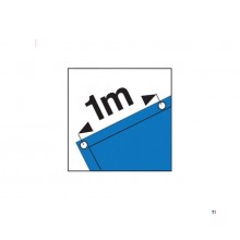 Abdeckplane PE Abdecktuch Economy 4 x 6 m, olivgrün