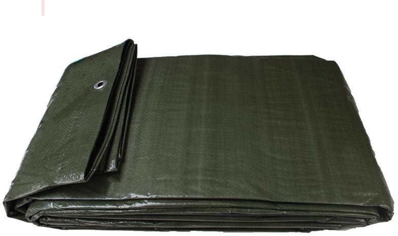 Trekk PE trekkduk økonomi 5 x 6 m, olivengrønn