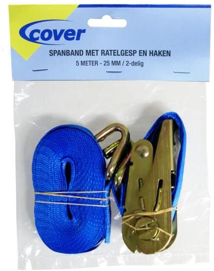 Lock spärrband/krokar 5 m x 25 mm