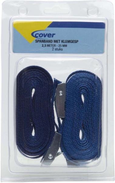 Abdeckklammer Schnallenband 4 m x 25 mm 2 Stück Abdeckklammer Schnallenband 4 m x 25 mm 2 Stück