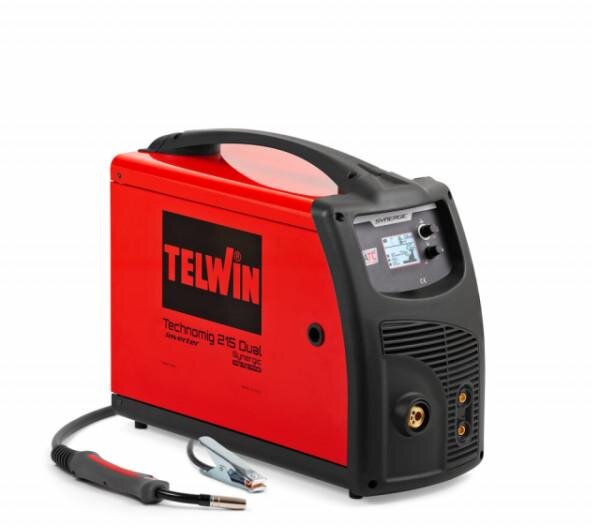 Telwin Technomig 215 dual synergic inverter 230 V