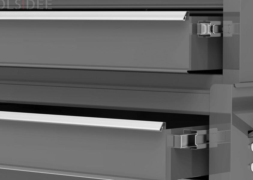 HBM Oberschrank, grau, Modell 2 HBM Oberschrank, grau, Modell 2