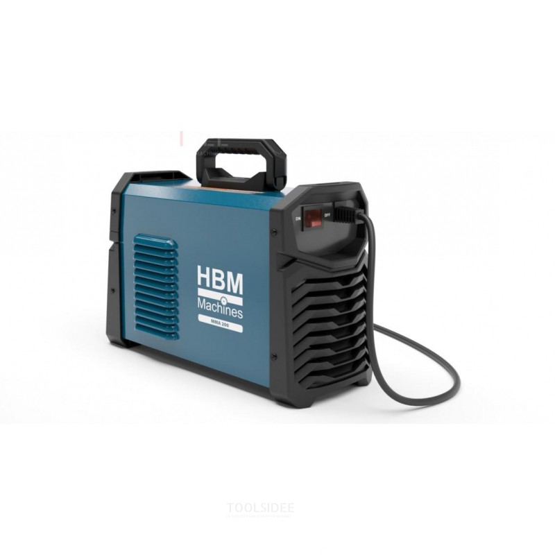 HBM MMA 200 -naamio digitaalisella näytöllä, sininen