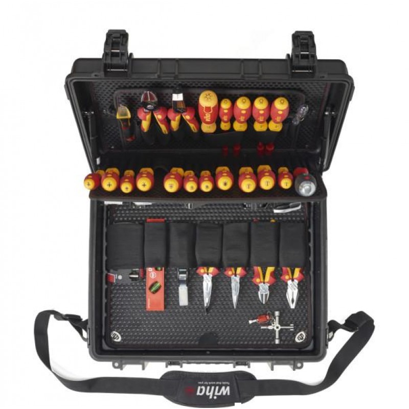 Wiha Electrician Tool Set XL 9300-702 81 Pieces Wiha Electrician Tool Set XL 9300-702 81 Pieces