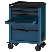 HBM Werkzeugwagen 6 Schubladen, 76,5 cm, blau
