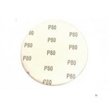 Disque abrasif HBM en oxyde d'aluminium grain 80 - 10 pièces