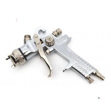 HBM HVLP verfspuit 600 ml aluminium wit 0,6 kg