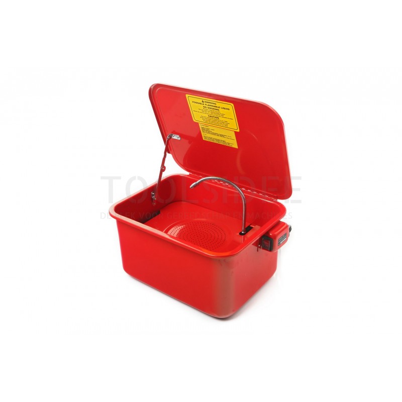 HBM 15 liter degreaser tray with pump