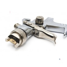 HBM HVLP verfspuit 600 ml aluminium wit 0,6 kg